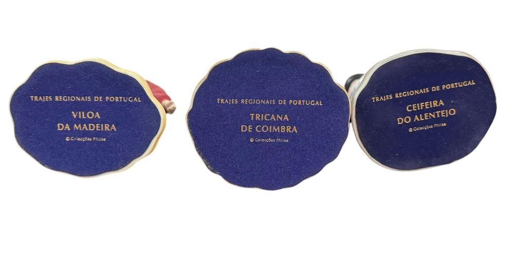 Trajes Regionais - 9 Esculturas Colecção Philae