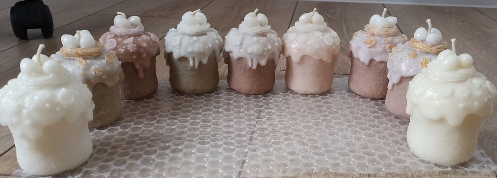 Свічки Великодні, Пасхальні. Свічки писанки