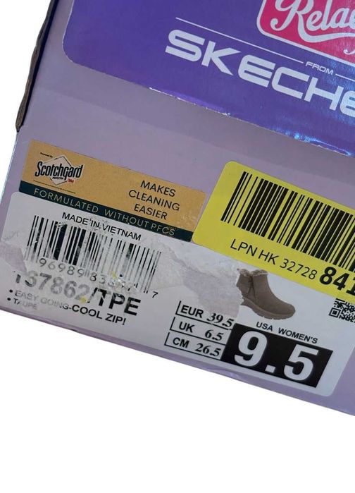 Skechers Damskie botki zimowe ocieplane Easy Going-Cool Zip! kod 2273