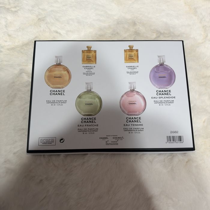 Zestaw perfum damskich prezentowy  CHANEL Chance – 6 sztuk