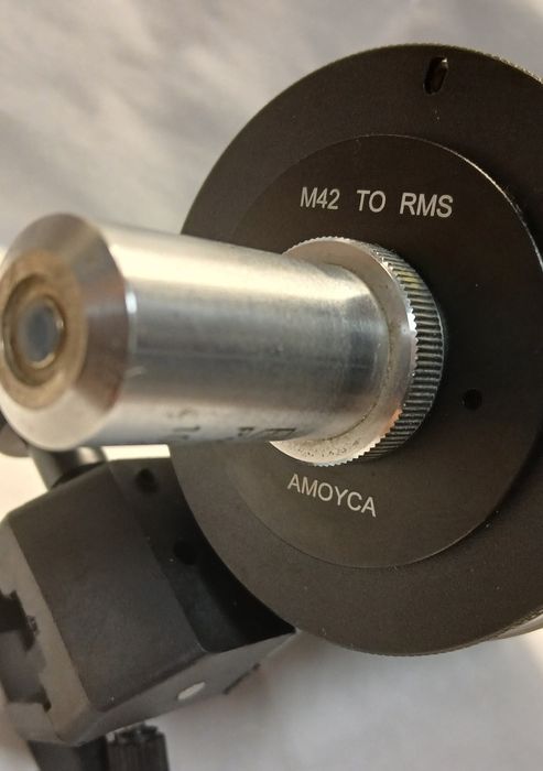 Fole de extensão para Canon com lente de microscópio