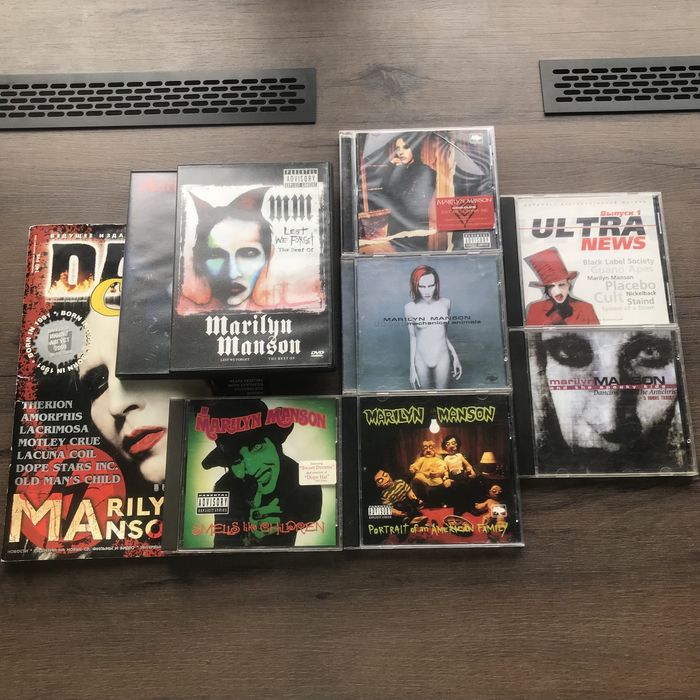 Marilyn Manson CD, DVD, журнал. Ліцензії/оригінали
