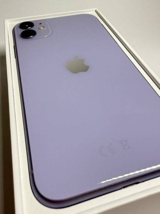 Продам б/у Apple iPhone 11 (Purple) • 128 GB • відмінний стан: 9