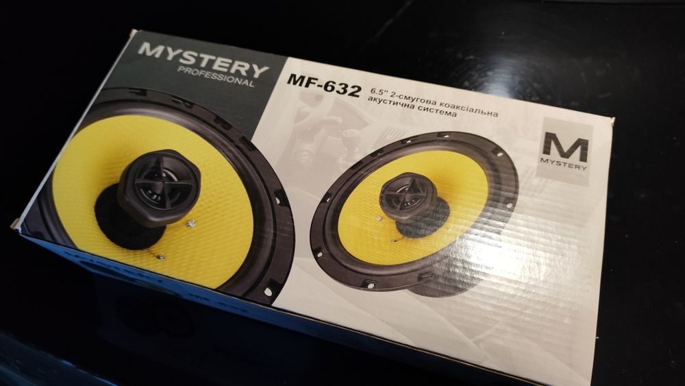Авто акустика Mystery MF 632. Коаксиальные динамики для авто