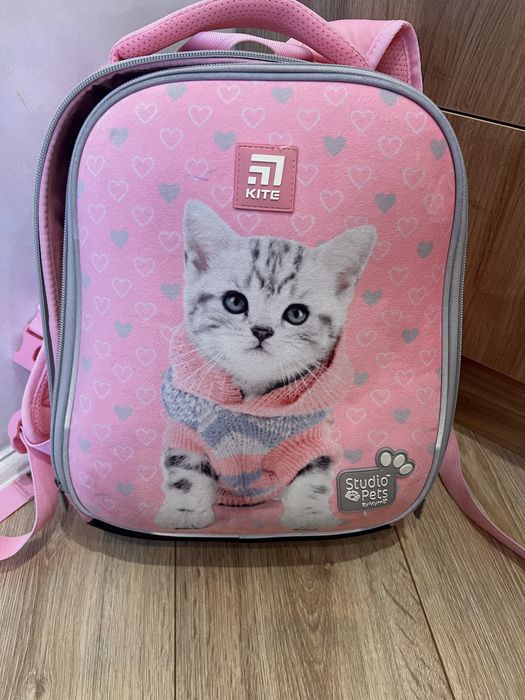 Kite рюкзак рожевий з котиком