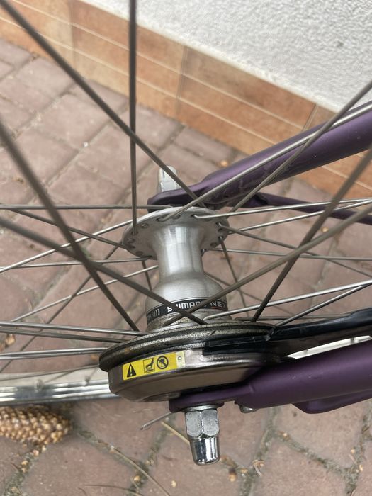 Piekny śliwkowy Batavus Old Dutch N3  jak nowy