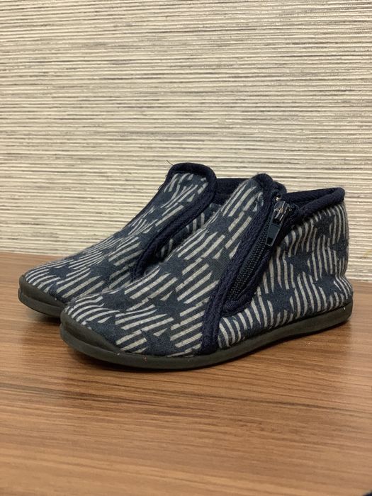 Тапочки домашние в сад синие флисовые Lupilu Chicco Next HM