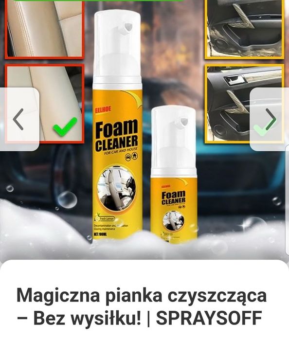 Sprzedam pianka do czyszczenia tapicerki