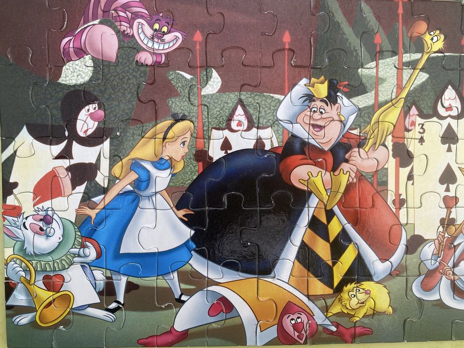 5 Puzzles Alice no Pais das Maravilhas