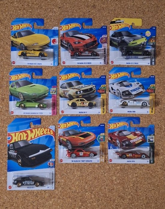 Bombas HotWheels - Ferrari, F1, BMW, Leaf TH Mustang 60's e outros.