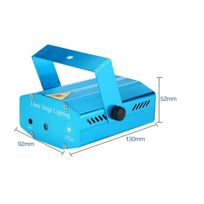 Projetor Laser Lights Flash Para Festa Controle Remoto LED