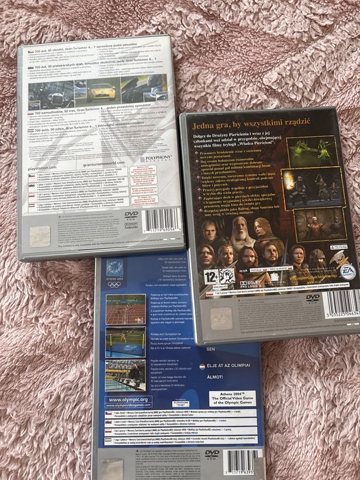 Gry PS2 PlayStation 2 – Tekken 5, Gran Turismo 4, Władca Pierścieni