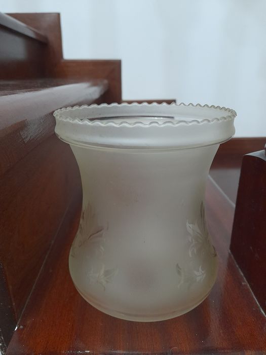 Abajours em vidro antigos