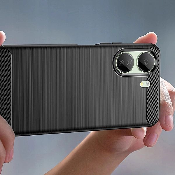 Etui pancerne do Xiaomi Redmi 13C / Poco C65 - czarne plecki ochronne