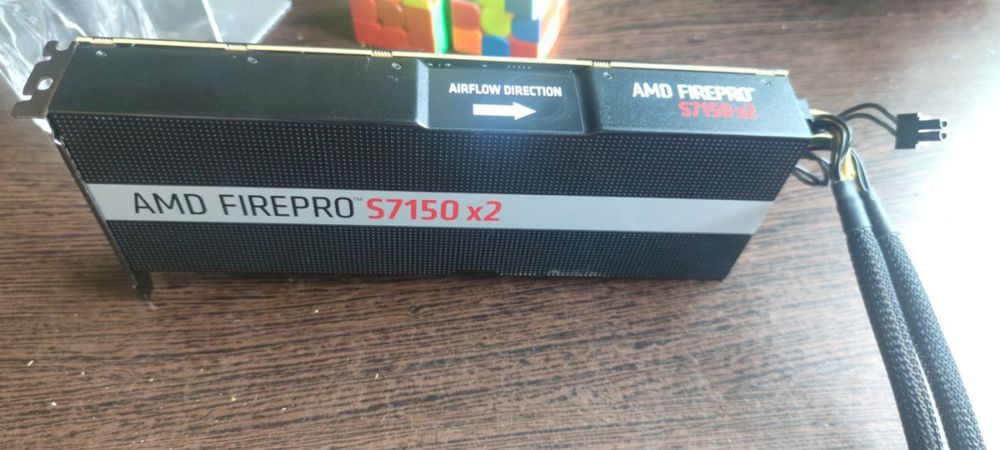 Серверна відеокарта amd firepro s7150 x2 16gb, нова