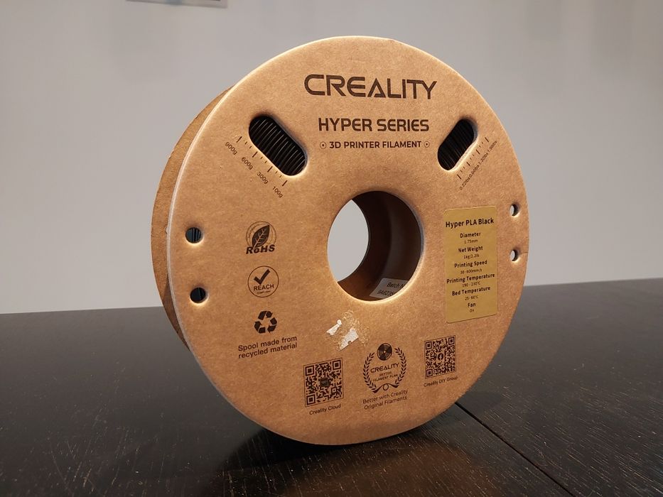 Filament Do Drukarki 3D Creality Hyper Series 2Kg Czarny 1,75mm