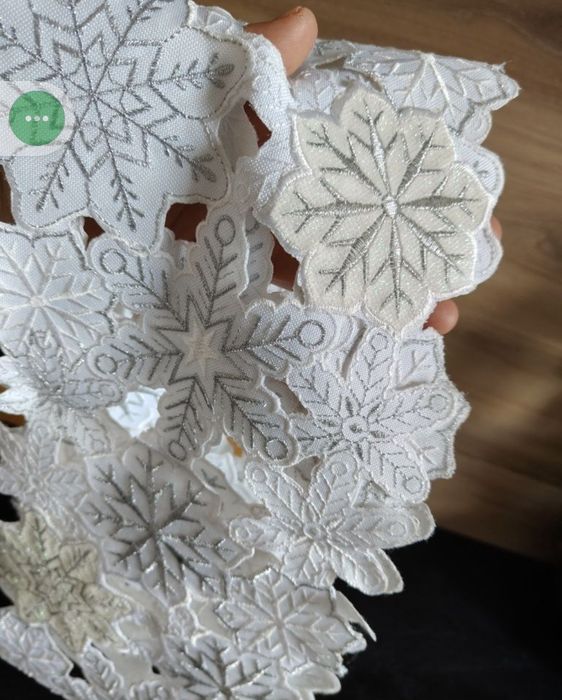 Piękny świąteczny bieżnik z gwiazdkami home&you 58/19cm