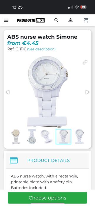 Годинник медсестри ABS Simone