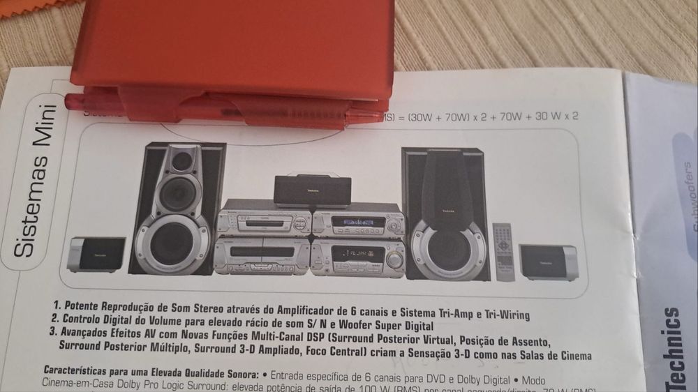 Technics SC-DV170 – Sistema Mini Hi-Fi / Home Cinema