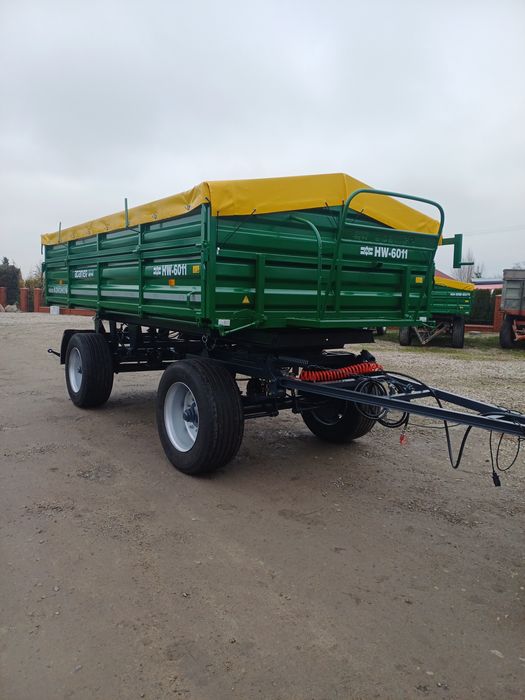 Przyczepa wywrotka hw 60 ifla hl 60.11 niemka 8 ton d732 d55 brandys
