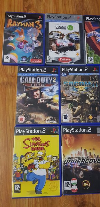 Zestaw gier na ps2 + gratis