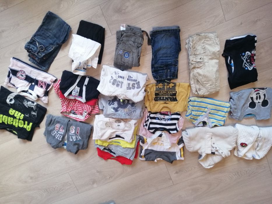10. Zestaw paka ubrań dla chłopca r. 98 Next, H&M, Kaxs, Kappahl, Zara