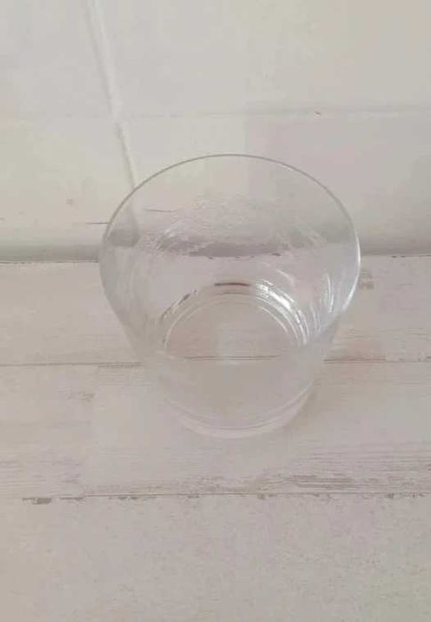 Conjunto 4 Copos Whisky em Vidro Trabalhado Base Grossa