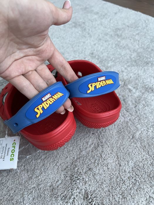 Дитячі крокси Crocs C12 J1 Spider man 18,5 см спайдермен 29 р сабо
