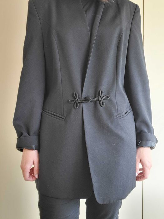 Blazer Comprido Preto - Betty Barclay