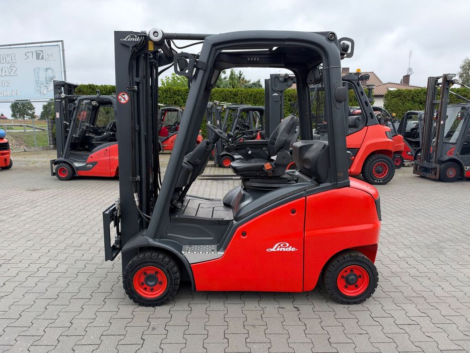 Linde Linde H20 D 2014r triplex  4 sekcje przesuw  półkabina h16 h18 wolny skok  toyot  Linde h20 d triplex 4 sekcje przesuw h16 h18