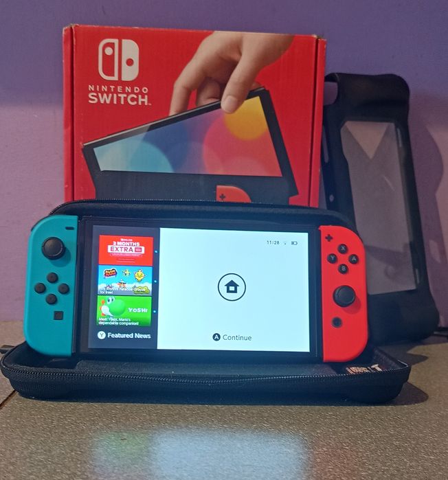 Nintendo Switch OLED *JAK NOWE* + Akcesoria