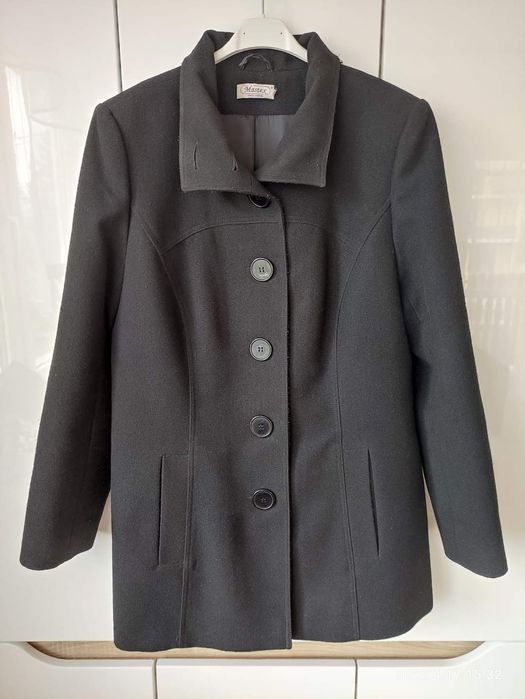 Czarna zimowa kurtka damska 42 44