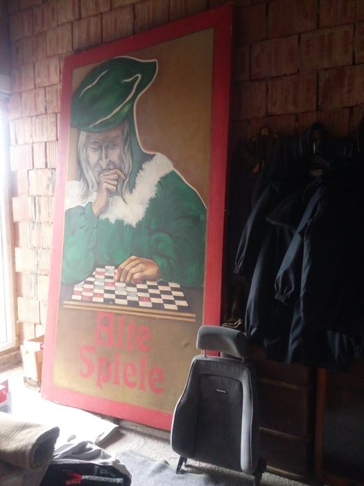 Obraz stary olejny loftt Niemcy .