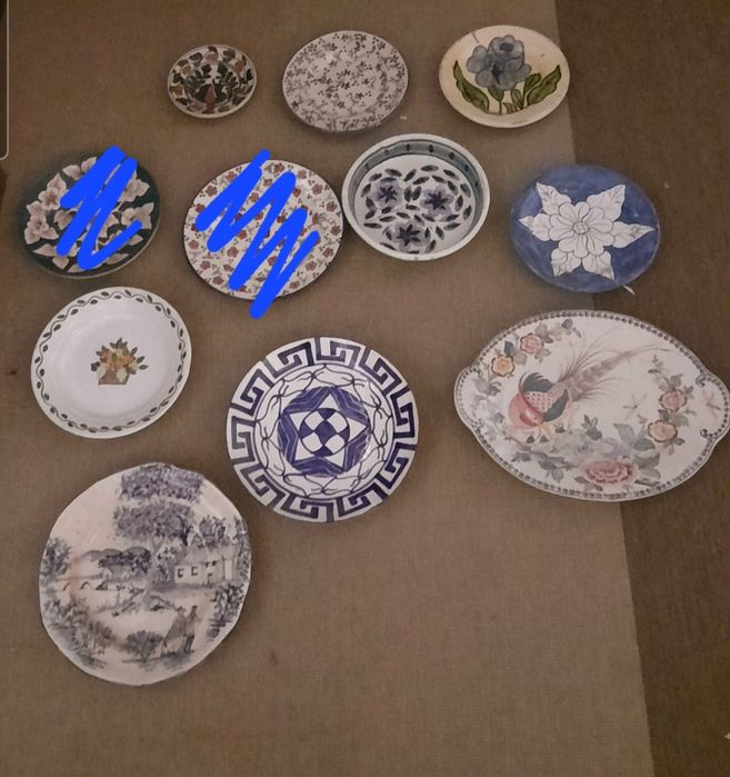 Pratos decorativos