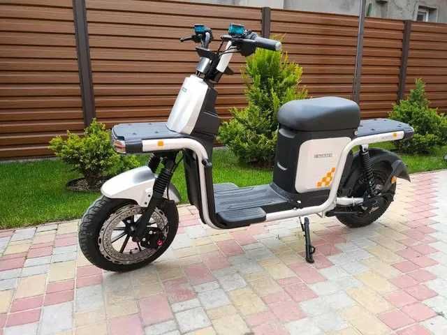 Электровелосипед Crosser Super МАХ 1200W 64V 30Ah (Li-Fe АКБ).Безкамерні шини