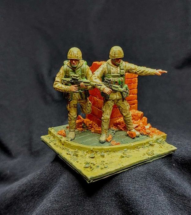 Мини-диорама "British Desert rats"