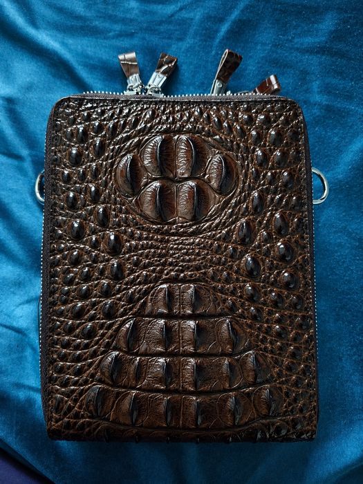 Сумка з натуральної шкіри крокодила  Ексклюзив | Handmade