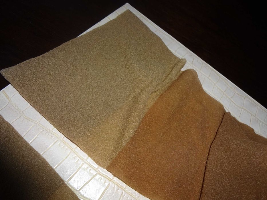 OKAZJA brązowe pończochy do pasa do pończoch M-L