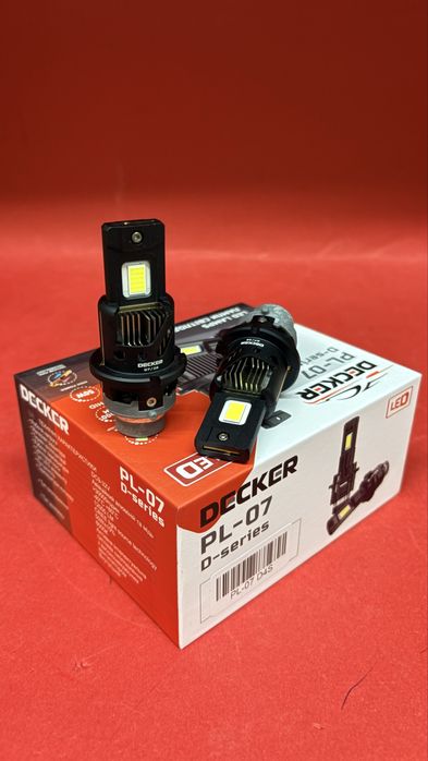 LED лампи Decker PL-07 D4S | Заміна штатного ксенону