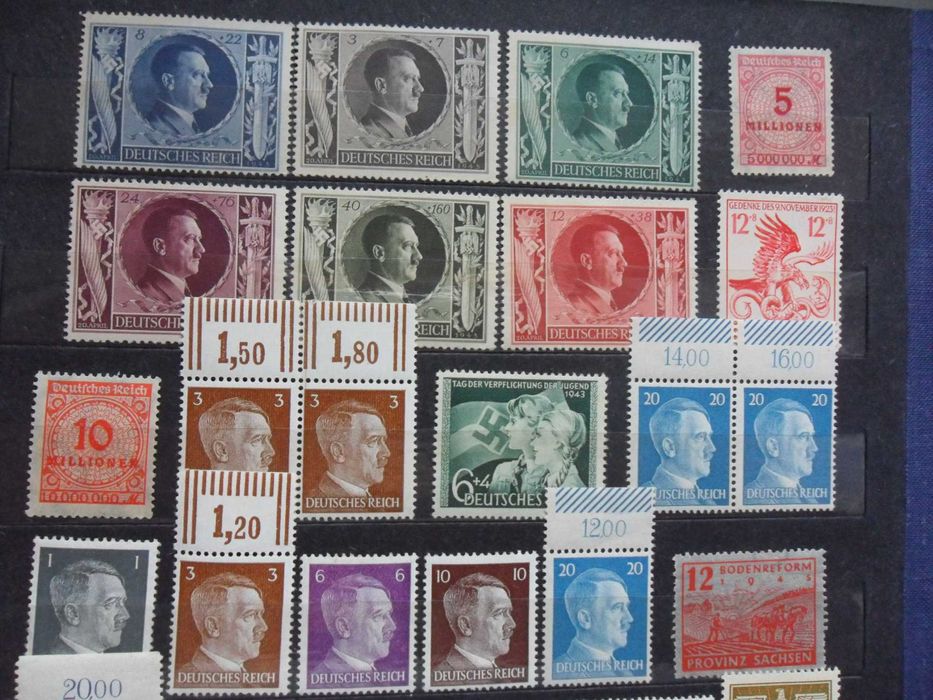 Zestaw 40 znaczków NIEMCY III RZESZA, czyste