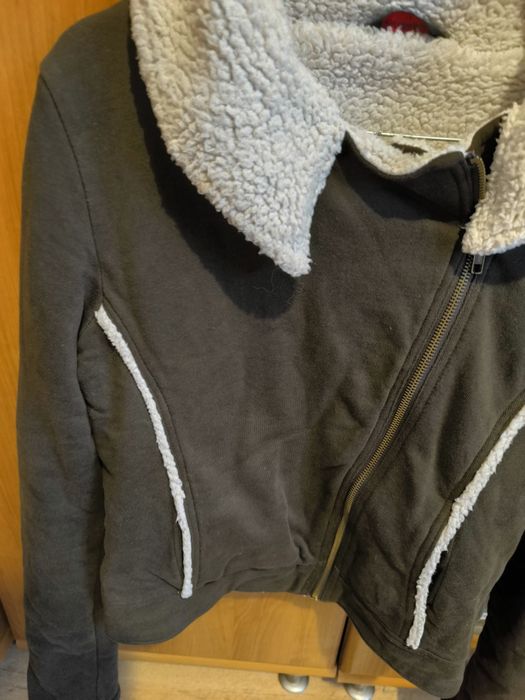 kożuszek góralski kożuch kurtka futerko brązowa strój góralski folk 38