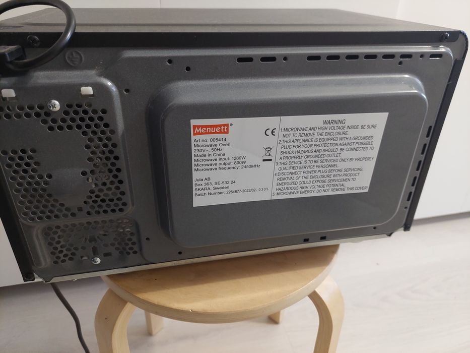 Kuchenka mikrofalowa uszkodzona