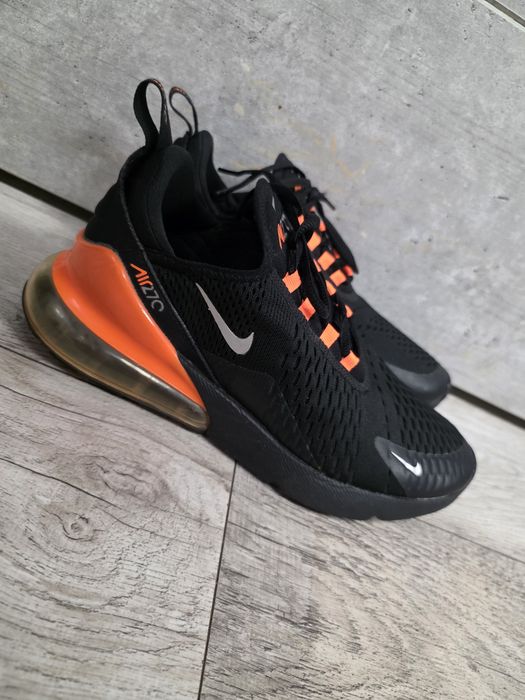 Nike Air Max 270 czarne pomarańczowa poduszka 42.5