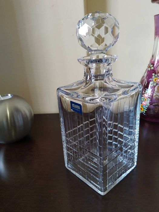 Garrafas Cristal e Pintura á mão
