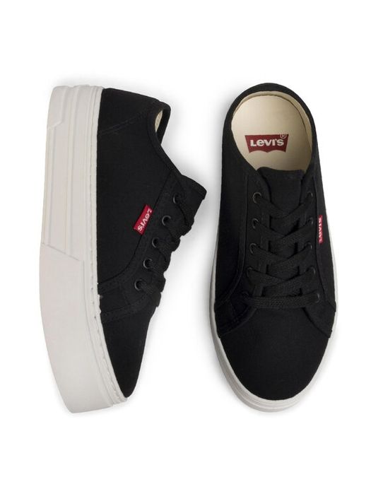 Кеди Levi's Tijuana чорні текстильні 41 розмір 25.5 см