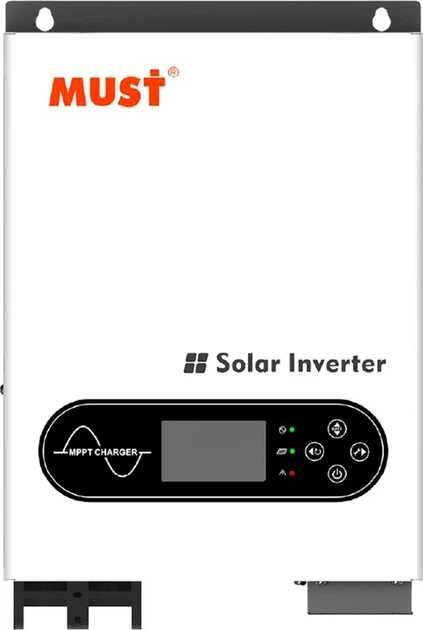 Гібридний інвертор MUST PV18-2012ECO, 2000W, 12V, струм заряду 80A,
