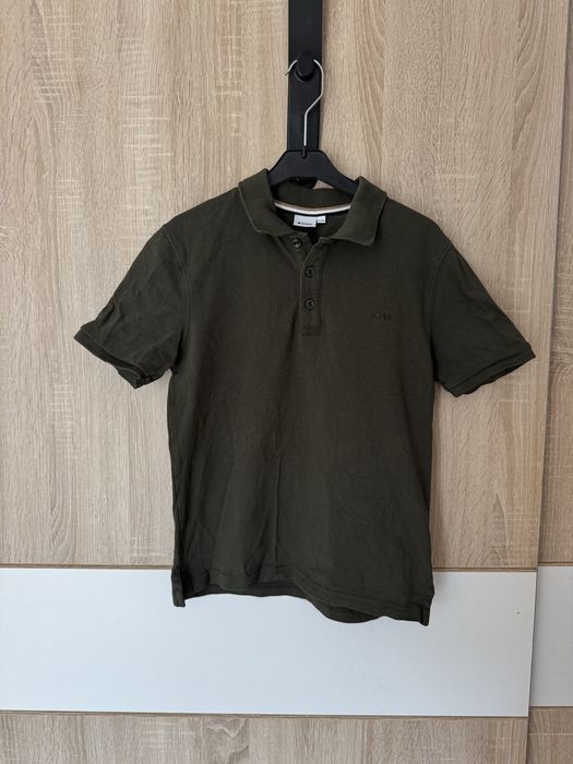 Koszulka Polo Hugo Boss XS 146cm khaki Modna chlopieca