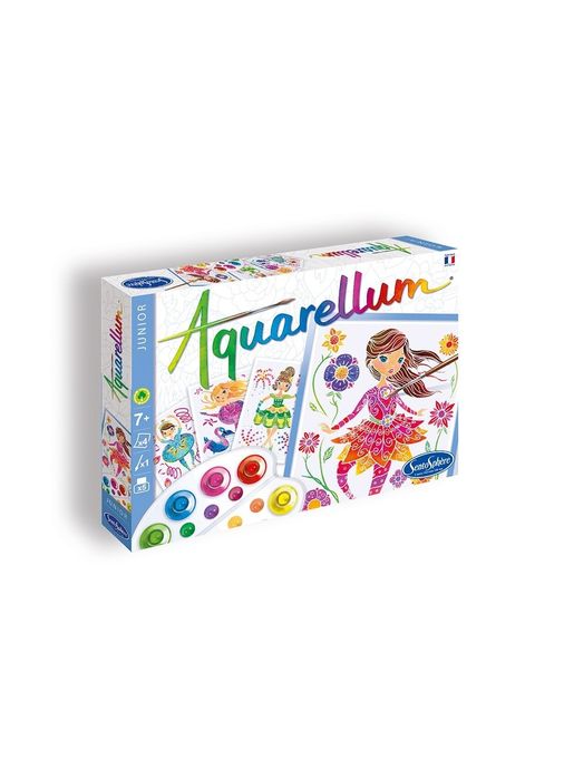SentoSphere Aquarellum Junior Baletnice 4 obrazy A5 i farby