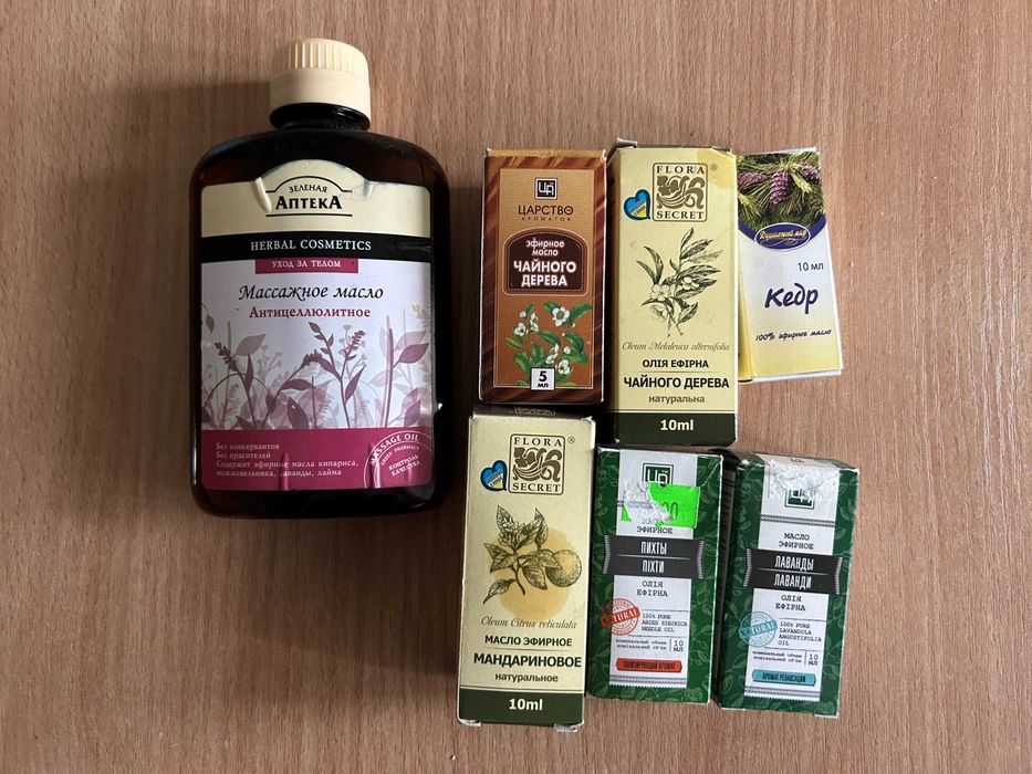 Масло  массажное и эфирное набор