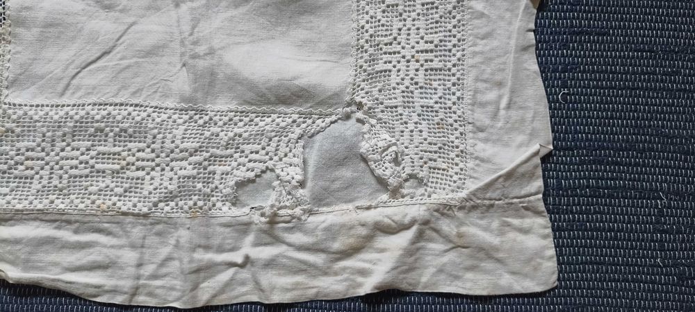 Fronha de linho com bordado